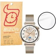 Akcesoria do smartwatchy - Bizon Szkło hybrydowe Glass Watch Edge Hybrid dla Huawei Watch GT 5 41 mm, czarne - miniaturka - grafika 1
