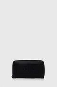 Portfele - Armani Exchange portfel damski kolor czarny - miniaturka - grafika 1