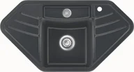 Zlewozmywaki - Zlew SystemCeram VEGA ECK SCHIEFER 85 (50340185) - miniaturka - grafika 1
