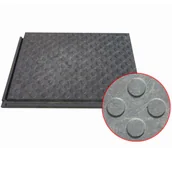 Pozostałe wyposażenie warsztatu - Płyta obciążeniowa REPLAST, 800 x 600 x 43 mm, zewnętrzna - miniaturka - grafika 1