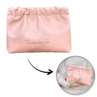 Kosmetyczki, organizery i kuferki - Kosmetyczka Saszetka Na Kosmetyki Wkładki Ekoskóra M 16x12cm - miniaturka - grafika 1