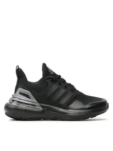 adidas Sneakersy Rapidasport Bounce Sport Running Lace Shoes HP6125 Czarny - Buty dla dziewczynek - miniaturka - grafika 1