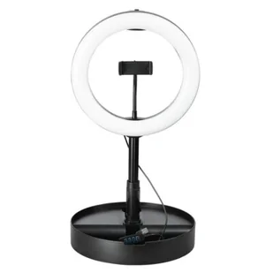 Hama Lampa pierścieniowa  LAMPA PIERŚCIENIOWA Z UCHWYTEM 46420000 - Lampy studyjne - miniaturka - grafika 1
