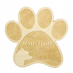 Grzywacz Chiński 4 podkładki pod kubek z grawerem - Kubki - miniaturka - grafika 1