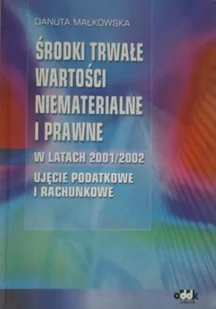 Środki trwałe wartości niematerialne i prawne w latach 2001 / 2002 - Finanse, księgowość, bankowość - miniaturka - grafika 1