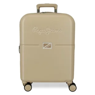Pepe Jeans Accent Czarna walizka kabinowa 40x55x20 cm Twardy ABS Zintegrowany zamek TSA 37L 2,9 kg 4 Podwójne koła Bagaż ręczny by Joumma Bags, Czarny (Black), walizka kabinowa - Walizki - miniaturka - grafika 1