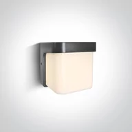 Lampy ogrodowe - Ampelia zewnętrzny kinkiet LED 67492/AN/W OneLight - miniaturka - grafika 1