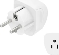Akcesoria podróżnicze - Hama Adapter Podróżny Basic Gniazdo USA -> Wtyk EU - miniaturka - grafika 1