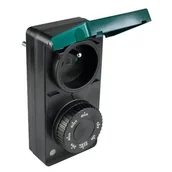 Systemy inteligentnych domów - Programator czasowy analogowy DPM DT15 z czujnikiem zmierzchu - miniaturka - grafika 1