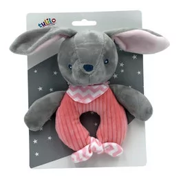 Grzechotka Króliczek 15 cm - Grzechotki dla dzieci - miniaturka - grafika 1
