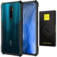 Etui i futerały do telefonów - Etui Pancerne Spacecae Beetle Przezroczyste Plecki Case Pokrowiec Obudowa Oppo Reno 2Z Czarny - miniaturka - grafika 1