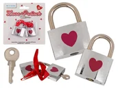 Dekoracje domu - Kłódki miłości z serduszkiem - miniaturka - grafika 1
