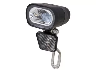 SPANNINGA Axendo 40 XDAS Reflektor przedni na dynamo, black 2020 Oświetlenie rowerowe - zestawy H635018 - Lampki rowerowe - miniaturka - grafika 1