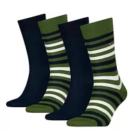 Skarpetki męskie - Tommy Hilfiger Skarpety męskie CLSSC (4 sztuki), Army Green, 39-42 EU - miniaturka - grafika 1