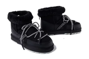 EMU AUSTRALIA W13129 Blurred Micro black, botki damskie - Emu Australia - Botki damskie - miniaturka - grafika 1