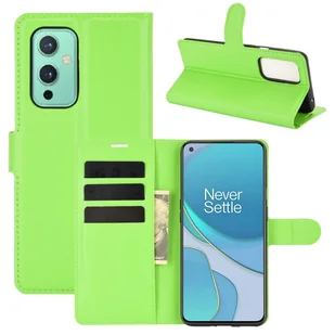 Pokrowiec ochronny na OnePlus 9 Etui na telefon komórkowy Etui z klapką, kolor: zielony - Etui i futerały do telefonów - miniaturka - grafika 1