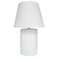 Lampy stojące - Lampa stołowa biała 24 cm - miniaturka - grafika 1