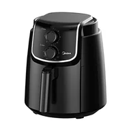 Frytkownice - Midea MF-TN35D2 Frytkownica powietrza 3,5 litra, frytkownica bezolejowa, maksymalna temperatura 200 ℃, 60 minut timer, wiele funkcji, czarna - miniaturka - grafika 1