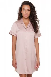 Piżamy damskie - Lingadore 6801PD rose dust damska koszula nocna - grafika 1