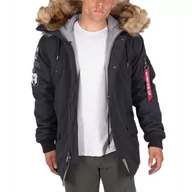 Kurtki i kamizelki sportowe męskie - Kurtka Alpha Industries Arctic Discoverer 11810003 - czarna - miniaturka - grafika 1