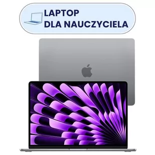 Laptop APPLE MacBook Air 2024 13.6" M3 8GB RAM 256GB SSD macOS Gwiezdna szarość - Laptopy - miniaturka - grafika 1