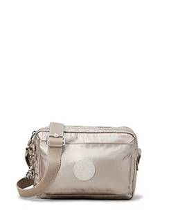 Torebki damskie - Kipling Abanu M damska torba na ramię, 24 x 17 x 9 cm, srebrny - Silber (Metallic Glow) - 24x17x9 cm (B x H x T) - grafika 1