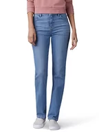 Spodnie damskie - Lee Damskie spodnie jeansowe natychmiastowo slims klasyczny luźny krój monroe proste nogawki, Inspire Blue, 40-Lange - miniaturka - grafika 1