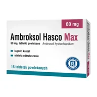 Suplementy diety - Hasco-Lek Ambroksol max 60 mg x 15 tbl.powl - miniaturka - grafika 1