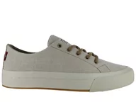 Trampki męskie - Trampki męskie Levis Summit Low beżowe_41 - miniaturka - grafika 1
