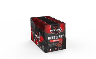 Jack Links Suszona wołowina Beef Jerky 12 x 25 g teriyaki - Zdrowa żywność - miniaturka - grafika 2