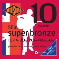 Struny gitarowe  - Rotosound SB 10 Super Bronze struny do akustyka 10-50 - miniaturka - grafika 1