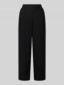 Spodnie damskie - Krój regular fit kuloty z mieszanki wiskozy i lnu model 'MYMILO' - miniaturka - grafika 1