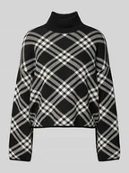 Swetry damskie - Sweter z dzianiny ze stójką model ‘Kori’ - miniaturka - grafika 1