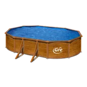 Baseny ogrodowe - Basen ogrodowy stalowy Pacific aqua 500x300x120cm GRE - miniaturka - grafika 1