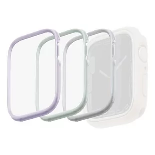 UNIQ ramki do Moduo 3in1 Apple Watch Series 4/5/6/7/8/SE 40/41mm Szałwiowy-Lillak-Biały/Sage-Lilac-White - Akcesoria do zegarków - miniaturka - grafika 1