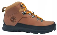 Buty zimowe męskie - Buty zimowe męskie Timberland World Hiker brązowe rozmiar 43 - miniaturka - grafika 1