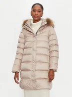 Kurtki damskie - Hetregó Kurtka puchowa Leonie 8N603M Beżowy Regular Fit - miniaturka - grafika 1