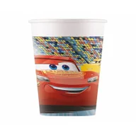 Zestawy szkolne - Kubeczki papierowe Cars 3 200ml 8szt - Godan - miniaturka - grafika 1