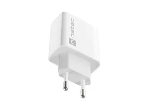 ŁADOWARKA SIECIOWA RIBERA USB-A + USB-C 20W POWER DELIVERY BIAŁA NUC-2061 - Ładowarki do telefonów - miniaturka - grafika 1