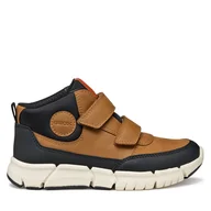Buty dla chłopców - Trzewiki Geox J Flexyper J569BA 0ME32 C6002 S Brązowy - miniaturka - grafika 1