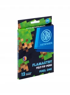 Flamastry Pixel One 12 kolorów ASTRA 314022001 - Przybory szkolne - miniaturka - grafika 1