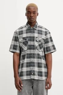 Dickies koszula bawełniana męska kolor niebieski regular z kołnierzykiem klasycznym DK0A8674 - Koszule męskie - miniaturka - grafika 1