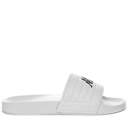 Kappa Logo Sarty wygodne i stylowe japonki, kolor czarno-biały, rozmiar 42