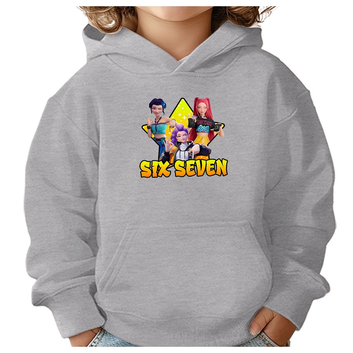 BLUZA DZIECIĘCA 67 SIX SEVEN VIRAL HUNTRIX 122-128 CHŁOPIĘCA DZIEWCZĘCA