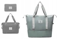 Akcesoria podróżnicze - Torba duża podróżna sportowa składana wodoodporna - miniaturka - grafika 1