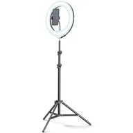 Lampy studyjne - Lampa pierścieniowa CELLULARLINE Selfie Ring Pro Czarny - miniaturka - grafika 1