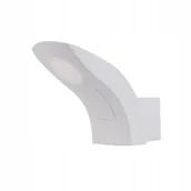 Lampy ogrodowe - Volteno OPR.elewacyjna LED 6W b.ciepła 3000K (360lm) PAROS kinkiet biały - miniaturka - grafika 1