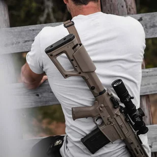 Magpul - Kolba precyzyjnie regulowana PRS Lite do AR10 / AR15 / M4 / M16 / M110 / SR25 - Flat Dark Earth - MAG1159-FDE - Osprzęt do wiatrówek - miniaturka - grafika 5