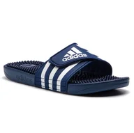 Klapki i japonki damskie - Adidas Klapki adissage F35579 Dkblue/Ftwwht/Dkblue - miniaturka - grafika 1