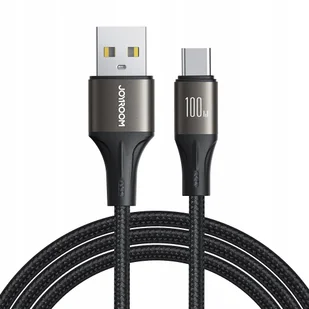 Kabel przewód Light-Speed Series USB-A - USB-C szybki transfer 100W 1.2m cz - Kable USB - miniaturka - grafika 1